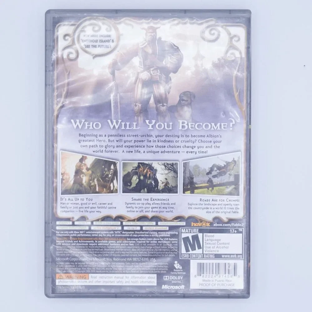 Xbox 360 Fable II Platinum Hits (Tested)